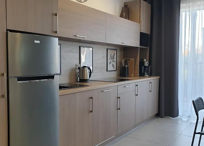 Q Amber - Klimatyzowane Przy Manufakturze Z Garazem Gratis, Fv Apartment Lodz