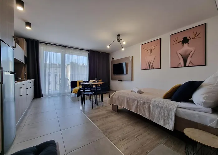 Apartment Q Amber - Klimatyzowane Przy Manufakturze Z Garazem Gratis, Fv *